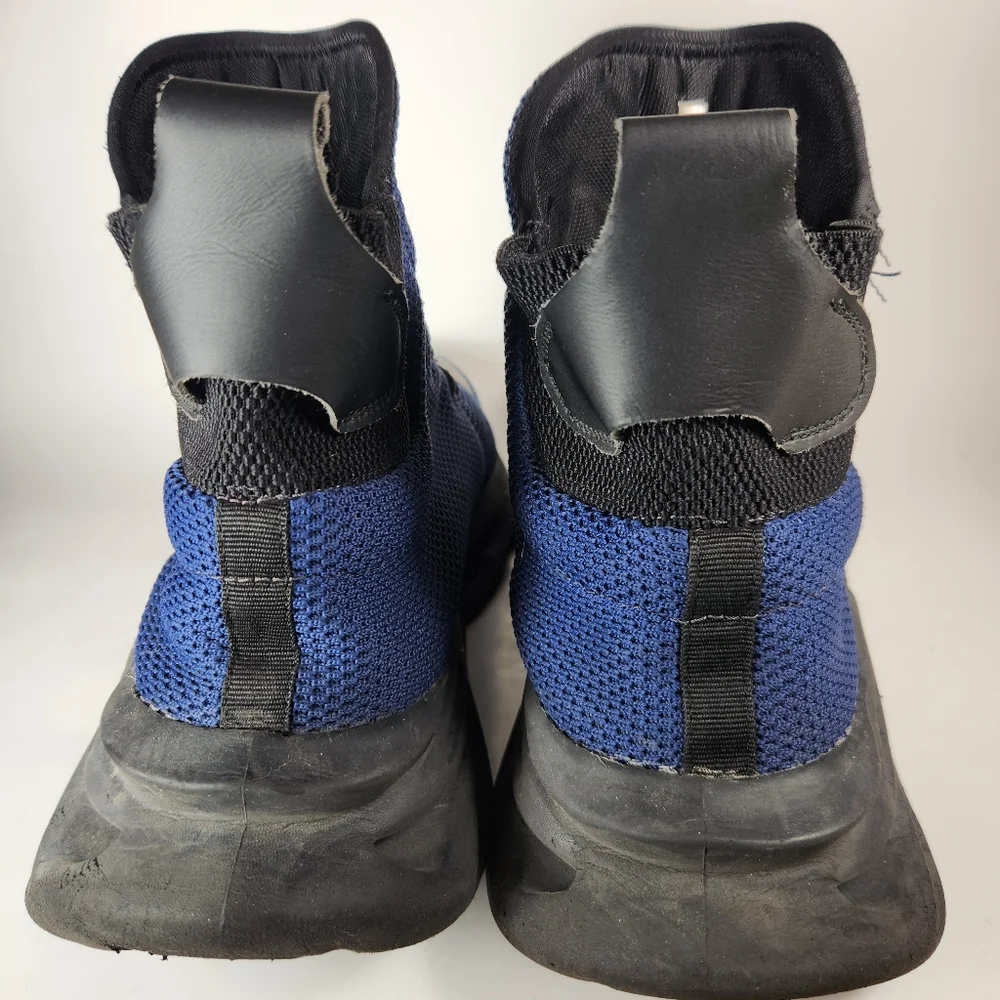 JIEFU Men's Work Safety Shoe Size 14 EU 48 Blue Black Steel Toe Sneaker - Picture 3 of 8